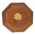 Mid-Century Marquetry/Inlaid Wood Octagonal Tray For Sale