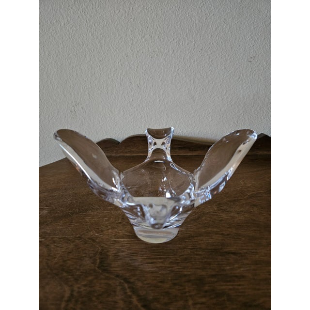 Glass Late 20th Century Princess House Crystal Dove Candy Dish For Sale - Image 7 of 12