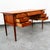 Wood 1960s Mid Century Danish Modern Desk Executive Teak 7 Drawer Floating Doors Locking Nm For Sale - Image 7 of 12