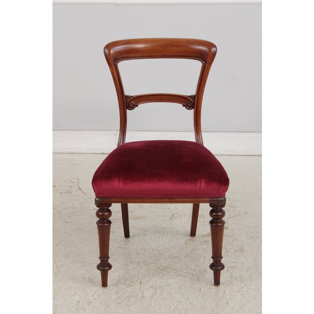 William IV English William IV Set of 8 Mahogany Dining Chairs For Sale - Image 3 of 14