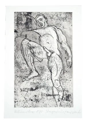 Willibrord Haas, Rising, 1980, Etching