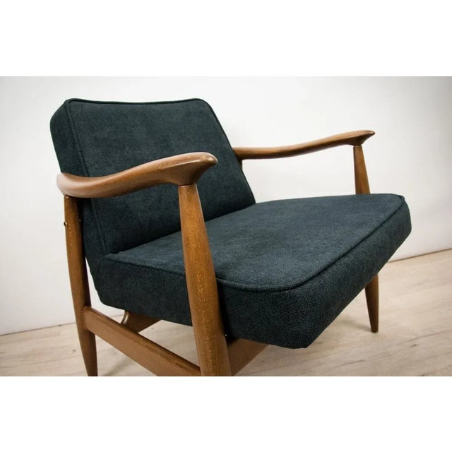 1960s GFM-87 Armchair by Juliusz Kedziorek for Gościcińskie Furniture, 1960 For Sale - Image 5 of 10