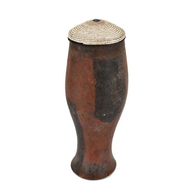 Early 20th Century Early 20th Century Samburu Gourd Container with Lid Kenya For Sale - Image 5 of 5