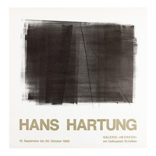 Hans Hartung, Abstract Composition, Lithograph For Sale