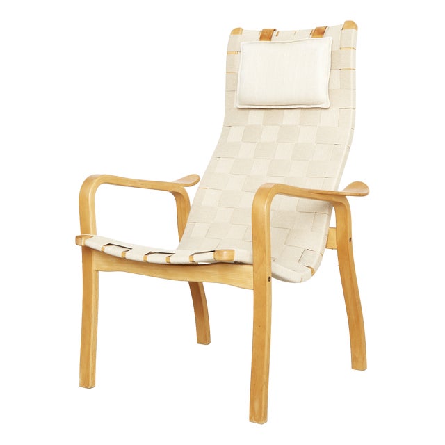 Primo High Lounge Chair by Yngve Ekström for Swedese, 1980s For Sale