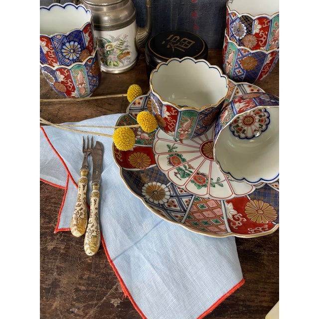 Mid 20th Century Imari Cups - Set of 6 For Sale - Image 9 of 12