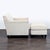 Crate & Barrel Crate & Barrel Lounge Chair With Ottoman – Modern Cream Upholstery For Sale - Image 4 of 9