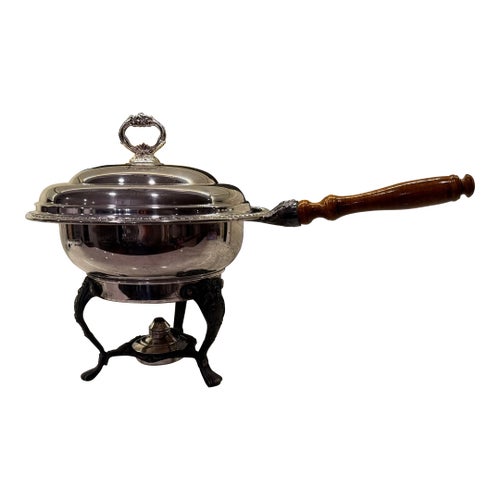 Vintage Silverplate Sheridan Chafing Dish - Main Image