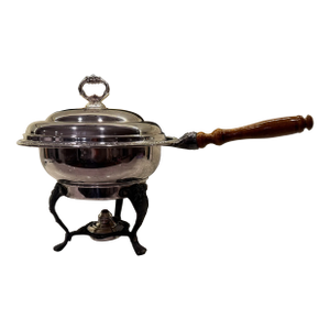 Vintage Silverplate Sheridan Chafing Dish