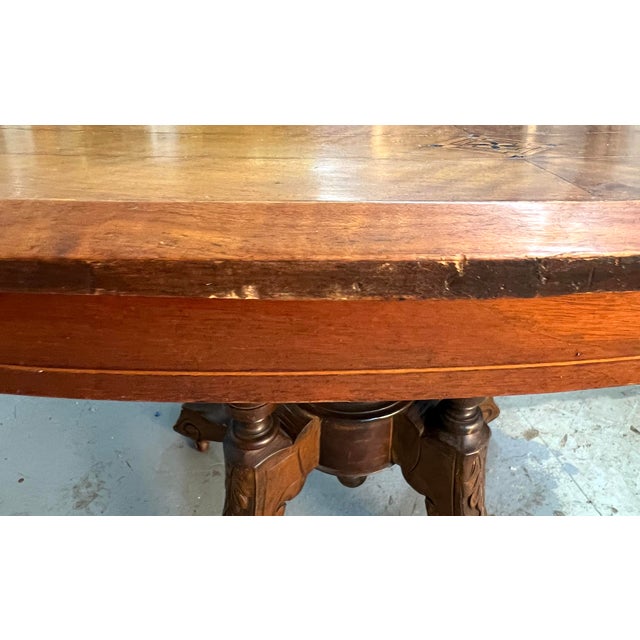 Victorian Walnut Tilt-Top Table For Sale - Image 10 of 12