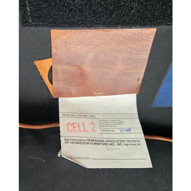 Vintage Ralph Lauren Leather Writer's Club Chair & Ottoman For Sale - Image 12 of 12