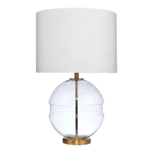 Jamie Young Satellite Table Lamp in Antique Brass