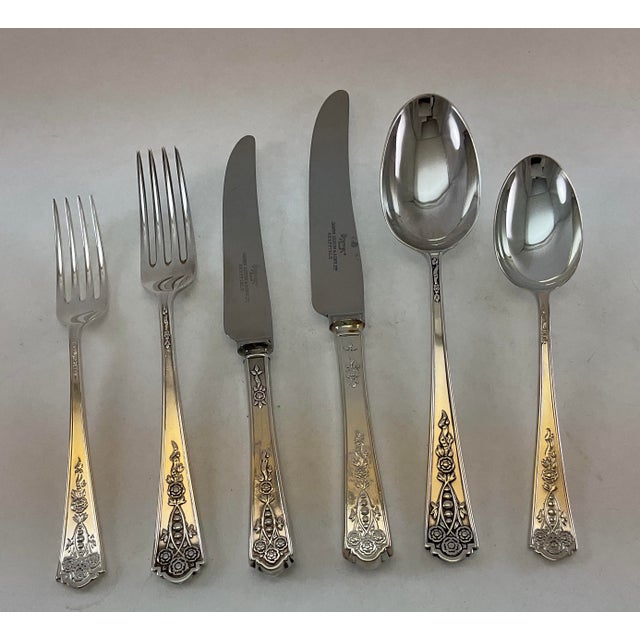 Metal 1980s Silver Plated Dinner Fork, Royal York For Sale - Image 7 of 13