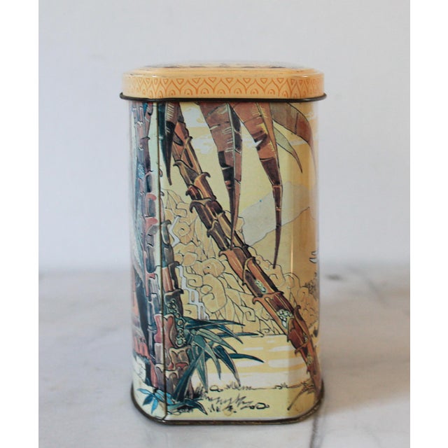 Mid 20th Century Vintage English Lidded Elephant Tin For Sale - Image 5 of 9