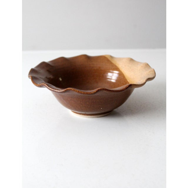 Vintage Studio Pottery Bowl For Sale - Image 6 of 10