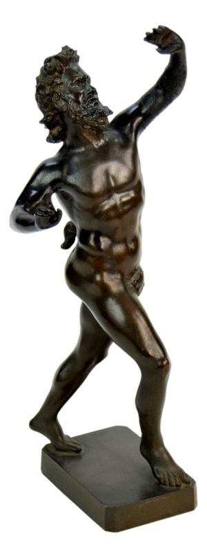 19th Century Grand Tour Bronze Faun after the Pompeii House of the Faun