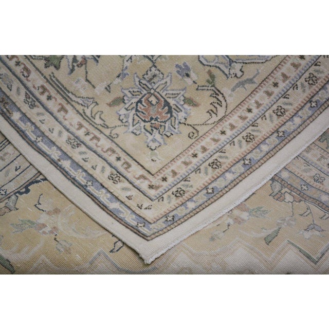 1960s Vintage Knotted Wool Rug, 8'x12'8'' For Sale - Image 5 of 6