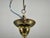 1950s Italian Brass Chandelier with Opaline Glass Shades, 1950s For Sale - Image 5 of 17