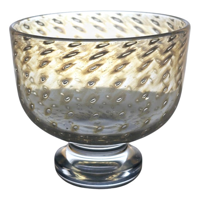 Bubble Glass Boda Bowl from Bertil Vallien, Sweden, 1960s For Sale