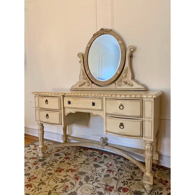 Laura Ashley for Kincaid Furniture French Provincial Style Vanity With