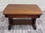 Antique Mission Oak Trestle Pedestal Base Library Table Console Hall Table For Sale - Image 4 of 14