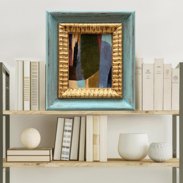 This is a new palette knife painting inspired by natural elements and shapes. The oil painting is done on a canvas...