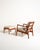 Ole Wanscher Set of Model 109 Lounge Chair and Ottoman by Ole Wanscher for France & Søn, 1950s For Sale - Image 4 of 12