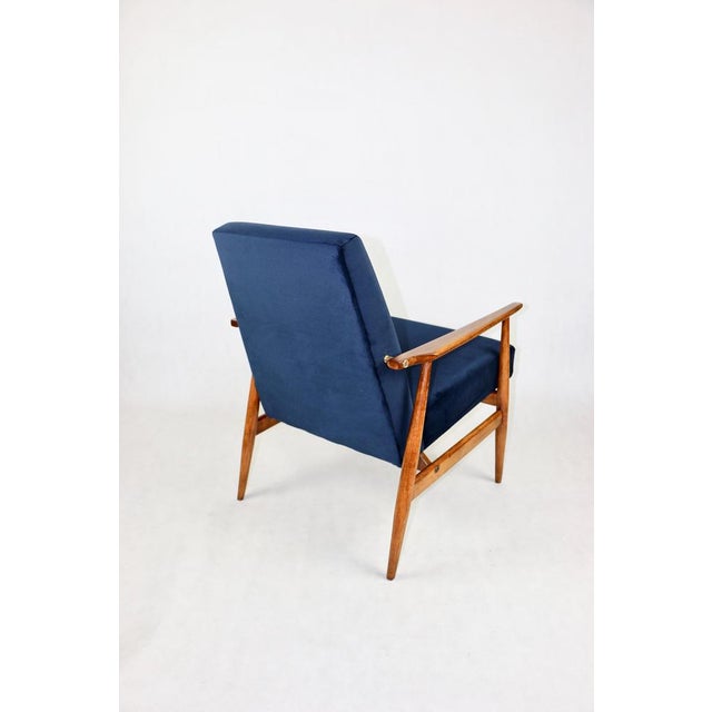 Vintage Blue Fox Easy Chair, 1970s For Sale - Image 6 of 11