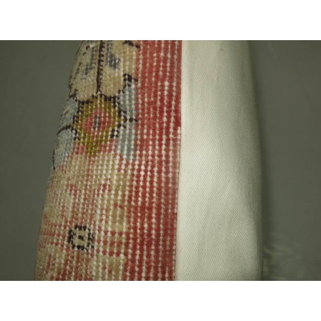 Contemporary Zabihi Collection Large Floral Turkish Pillow For Sale - Image 3 of 6