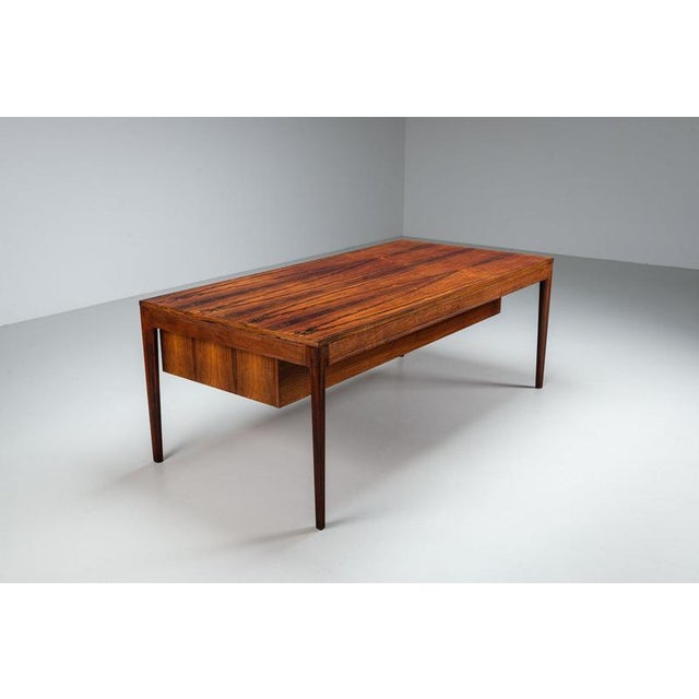 FD-951 Diplomat Desk in Rosewood by Finn Juhl for France & Son, Denmark, 1960 For Sale - Image 12 of 18