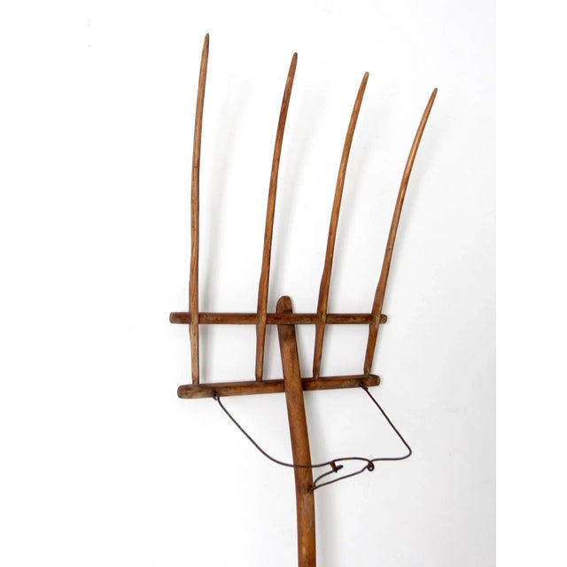 Antique Primitive Hay Fork For Sale - Image 11 of 12