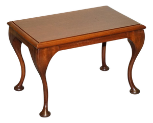Vintage Harwood Queen Anne Low Table