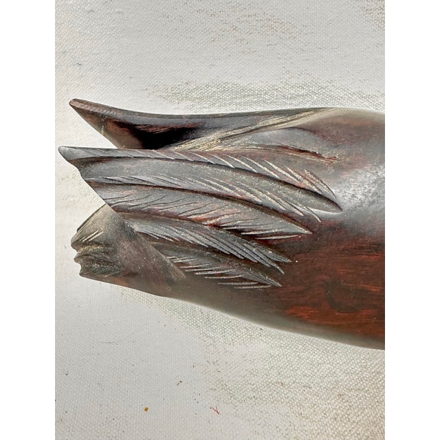 Vintage Ironwood Duck Figurine For Sale In New Orleans - Image 6 of 7