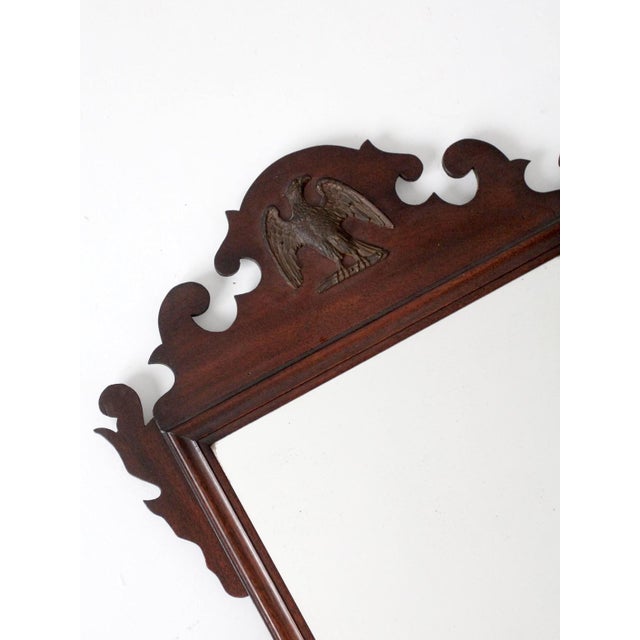 Antique Federal Revival Eagle Mirror For Sale - Image 9 of 14