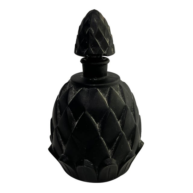 Vintage French Artichoke Perfume Bottle For Sale