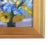 Contemporary original one-of-a-kind impressionist oil painting of a bouquet of flowers in a vase on the artist's canvas...