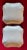18th Century Antique 18th Century English Rococo Wedgwood Creamware Shell Edge Square Serving Dishes or Bowls - a Pair For Sale - Image 5 of 12