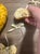 Canary Yellow Handmade Fall Hanging Hearts Pack of 3 New For Sale - Image 8 of 12