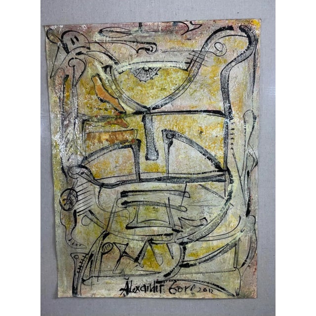 Abstract Alexander Gore Modern Art Abstract Oil Painting on Canvas For Sale - Image 3 of 13