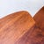 Brown 1960s Restored Space Age Biomorphic Two Tier Coffee Table in Solid Walnut, Attributed For Sale - Image 8 of 12