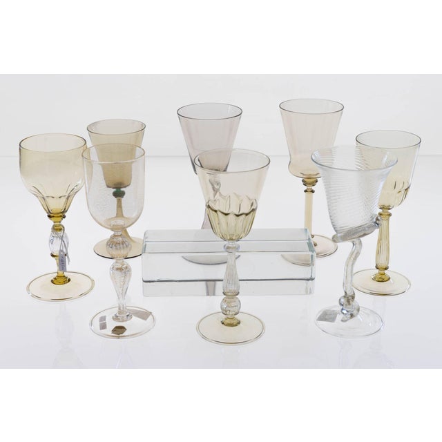 Glasses by Cenedese, Set of 8 For Sale - Image 12 of 18