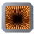 Balyun Technologies Infinity Mirror Light Box Lamp, Silver Octagonal Frame For Sale