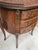 Brown Louis XV Style Marquetry Half-Moon Commode with Cube Base, 1900s For Sale - Image 8 of 11