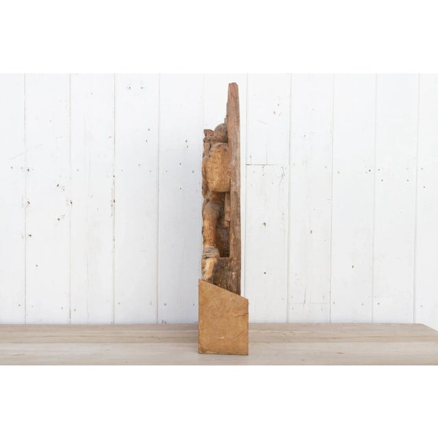 18th Century Rajput Carved Warrior For Sale - Image 9 of 11