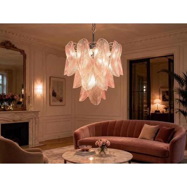 Italian Murano Chandelier, 1990s For Sale - Image 6 of 10