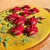 Framed 3d Stumpwork Textile Wall Art - Vintage Botanical Red Roses on Yellow For Sale - Image 14 of 16