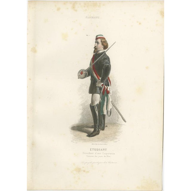 Paper German and Bavarian Folk Costume, 1850, Engraving For Sale - Image 7 of 9