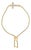 Gold Vermeil Diamond Accent Cross Lariat Bolo Bracelet For Sale