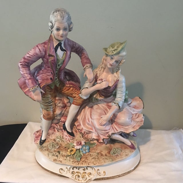 Vintage Capodimonte Porcelain Figurine Chairish
