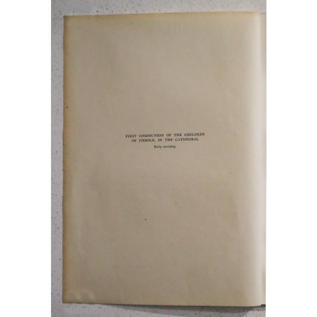 Tuscan 1905 Italian Original Print - The First Communion - From Book Florence & Some Tuscan Cities (1905) For Sale - Image 3 of 3